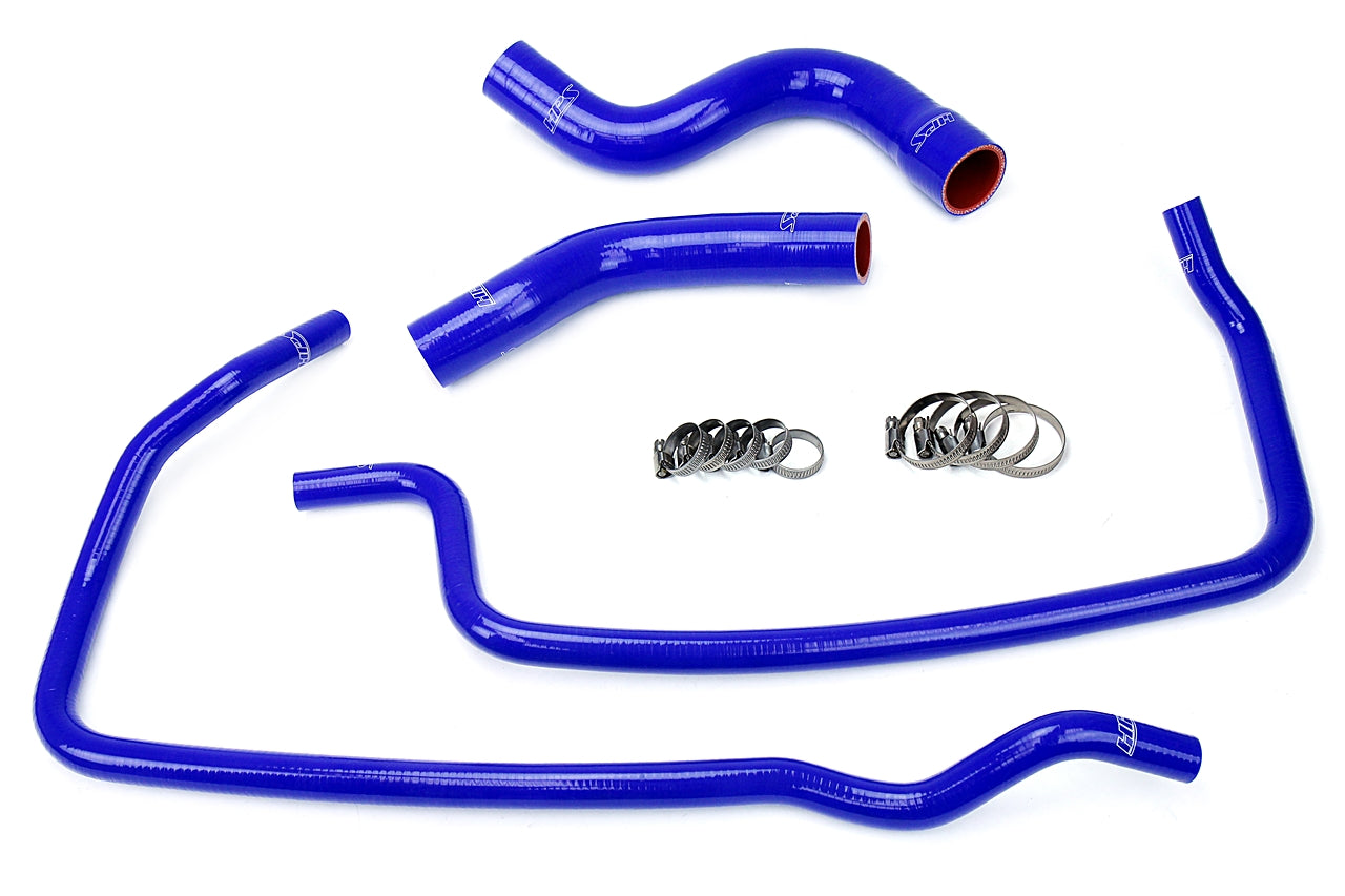 HPS Performance High Temp 3-ply Reinforced SiliconeReplace Rubber Radiator Heater Coolant Hoses 57-1449-BLUE