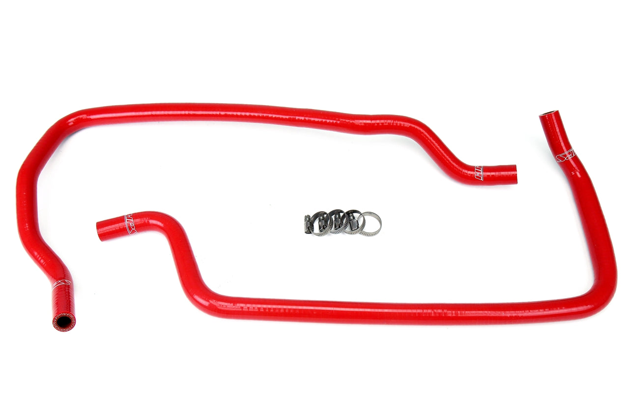 HPS Performance High Temp 3-ply Reinforced SiliconeReplace OEM Rubber Heater Coolant Hoses 57-1449H-RED