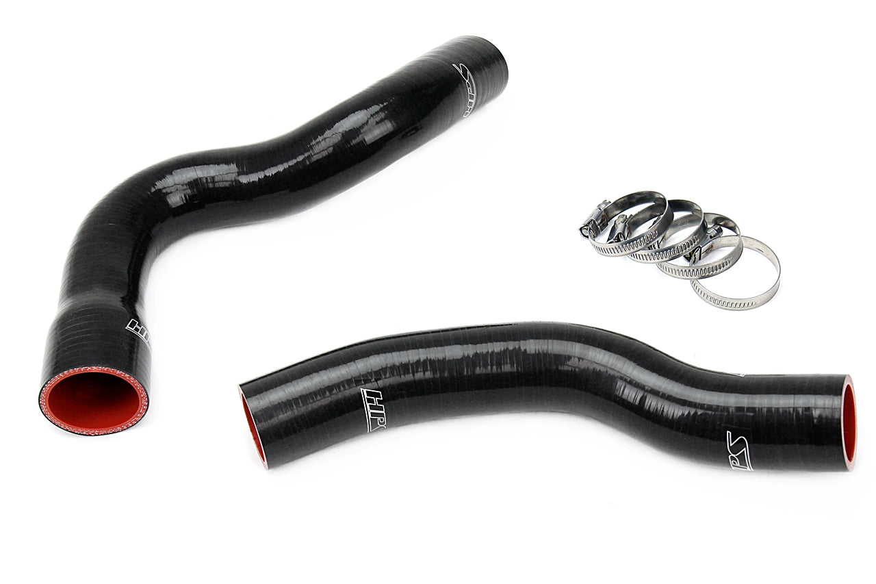 HPS Performance High Temp 3-ply Reinforced SiliconeReplace OEM Rubber Radiator Coolant Hoses 57-1449R-BLK