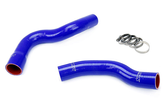 HPS Performance High Temp 3-ply Reinforced SiliconeReplace OEM Rubber Radiator Coolant Hoses 57-1449R-BLUE