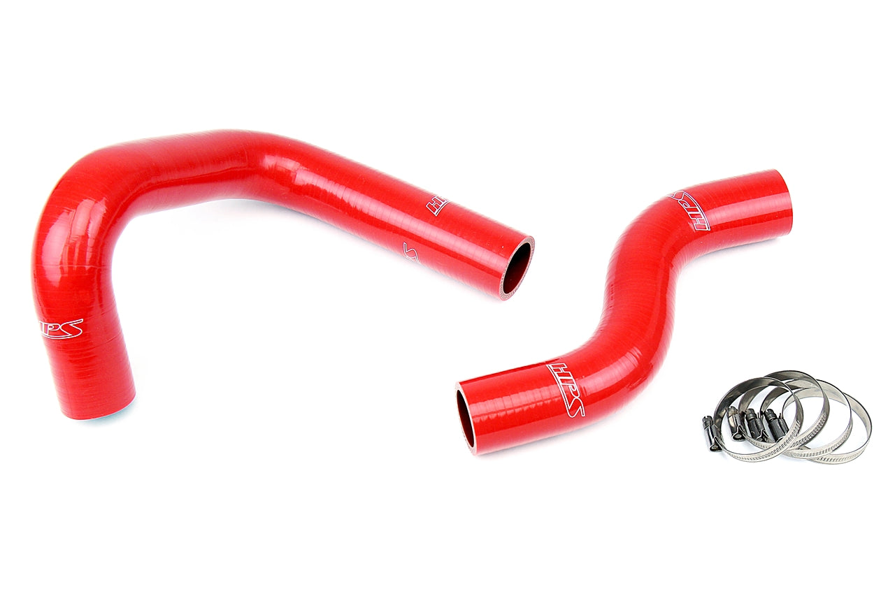 HPS Performance High Temp 3-ply Reinforced SiliconeReplace OEM Rubber Radiator Coolant Hoses 57-1450-RED