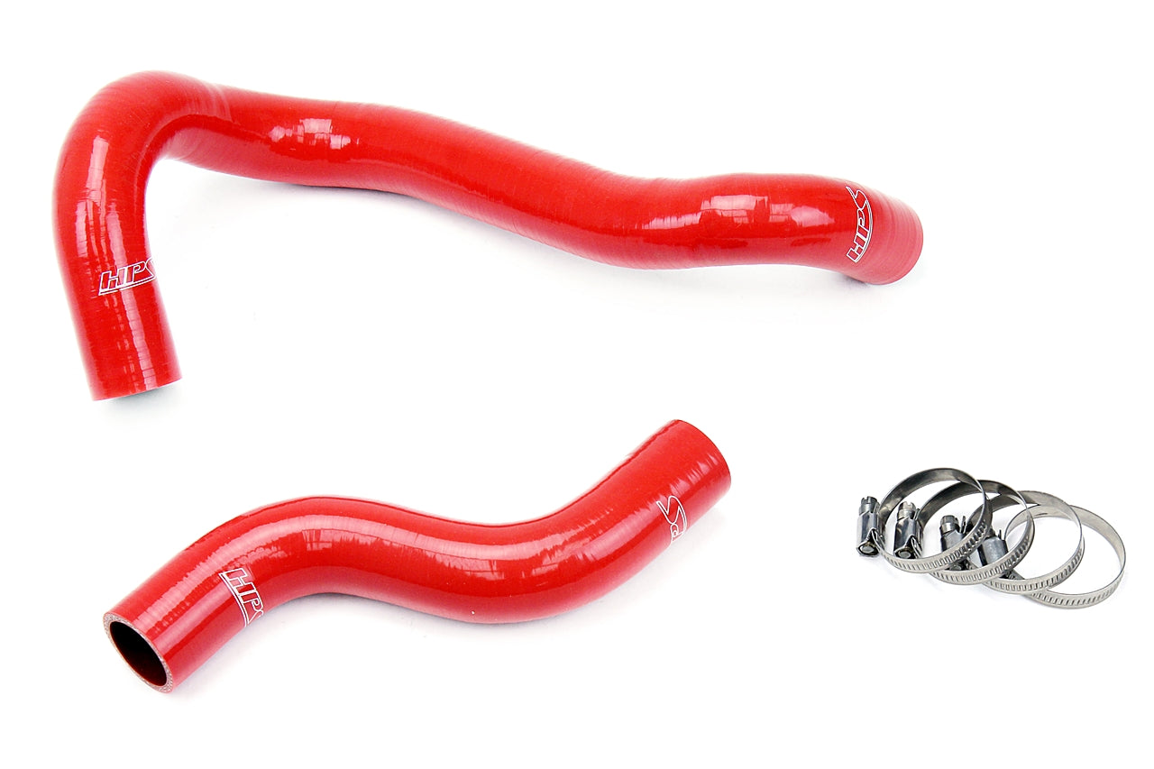 HPS Performance High Temp 3-ply Reinforced SiliconeReplace OEM Rubber Radiator Coolant Hoses 57-1451-RED