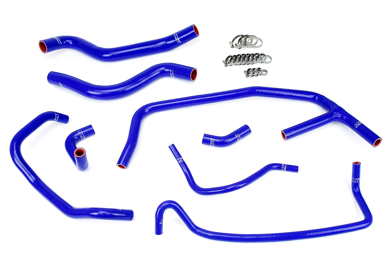 HPS Performance High Temp 3-ply Reinforced SiliconeReplace Rubber Radiator Heater Coolant Hoses 57-1452-BLUE