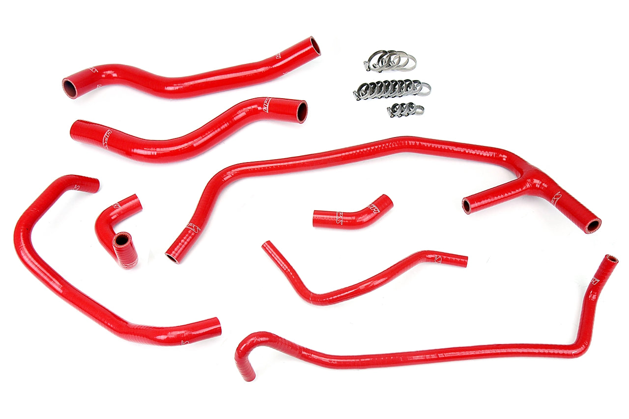 HPS Performance High Temp 3-ply Reinforced SiliconeReplace Rubber Radiator Heater Coolant Hoses 57-1452-RED