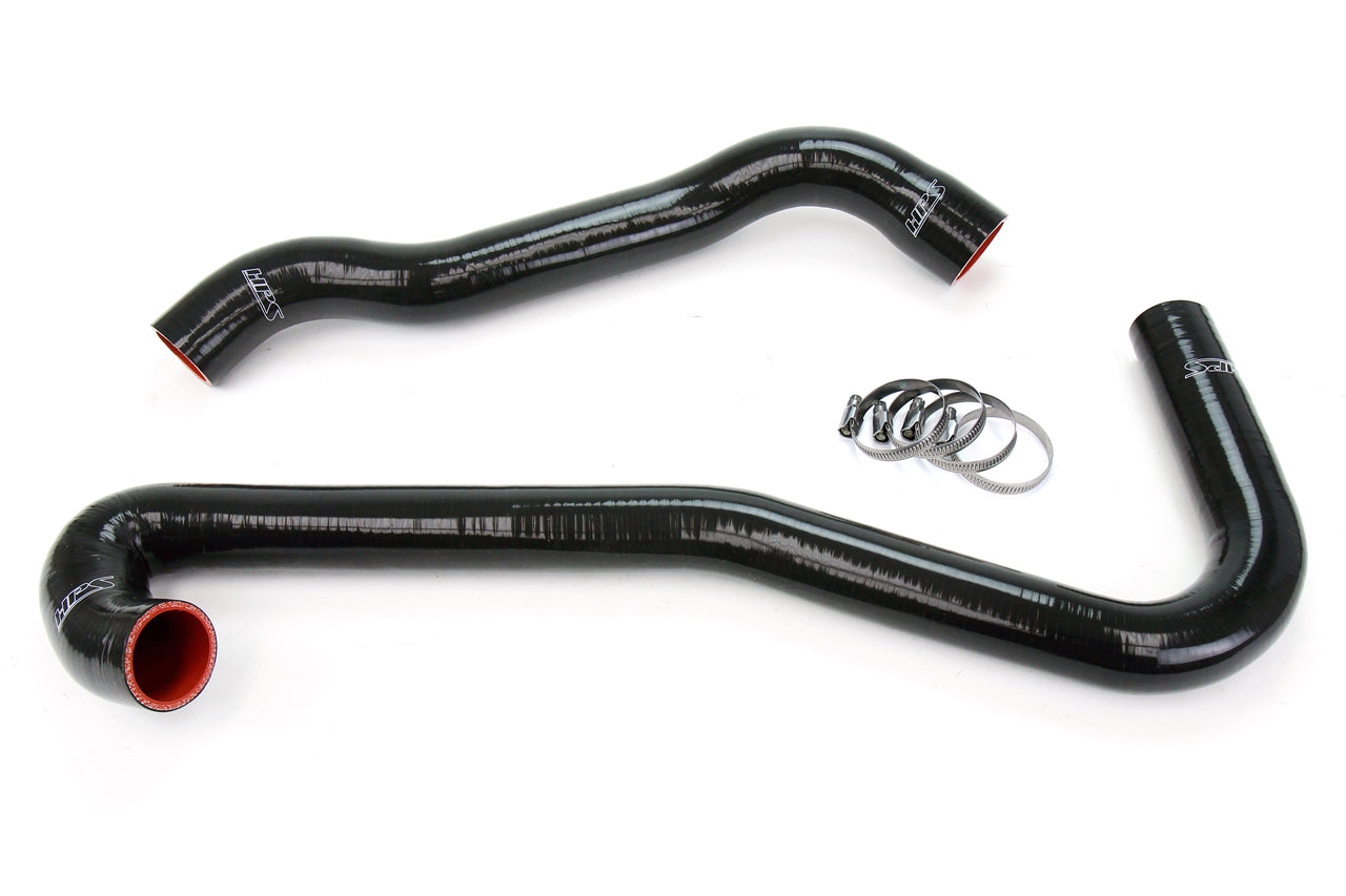 HPS Performance High Temp 3-ply Reinforced SiliconeReplace OEM Rubber Radiator Coolant Hoses 57-1453-BLK