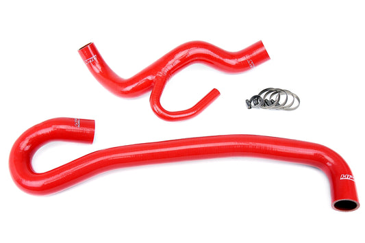 HPS Performance High Temp 3-ply Reinforced SiliconeReplace OEM Rubber Radiator Coolant Hoses 57-1456-RED