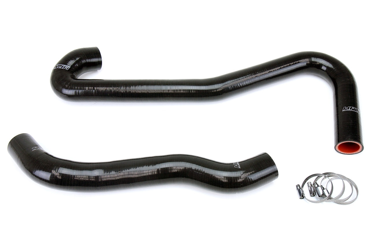 HPS Performance High Temp 3-ply Reinforced SiliconeReplace OEM Rubber Radiator Coolant Hoses 57-1460-BLK