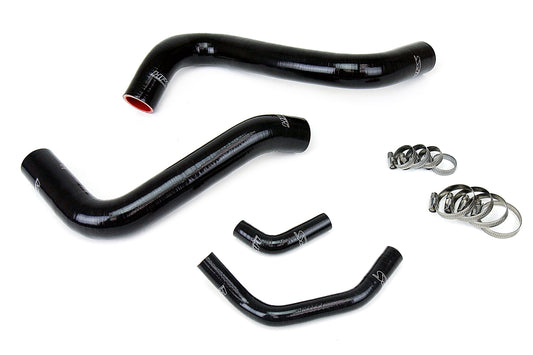 HPS Performance High Temp 3-ply Reinforced SiliconeReplace OEM Rubber Radiator Coolant Hoses 57-1467R-BLK