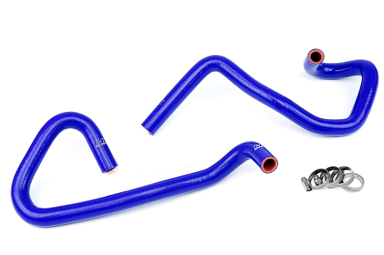 HPS Performance High Temp 3-ply Reinforced SiliconeReplace OEM Rubber Heater Coolant Hoses 57-1470-BLUE