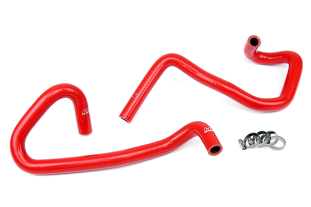 HPS Performance High Temp 3-ply Reinforced SiliconeReplace OEM Rubber Heater Coolant Hoses 57-1470-RED