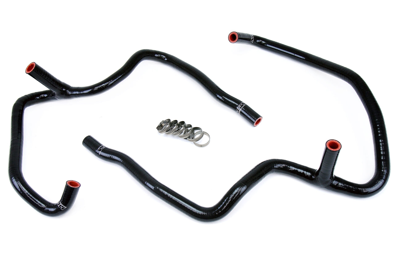 HPS Performance High Temp 3-ply Reinforced SiliconeReplace OEM Rubber Heater Coolant Hoses 57-1472-BLK