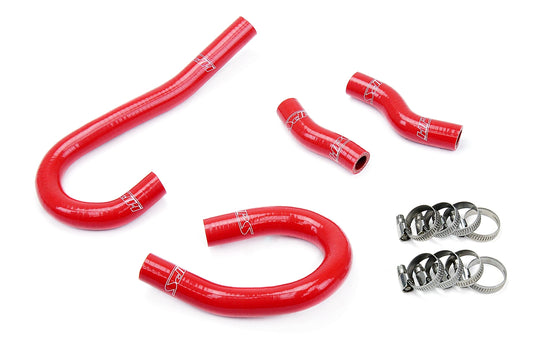 HPS Performance High Temp 3-ply Reinforced SiliconeReplace OEM Rubber Heater Coolant Hoses 57-1473-RED