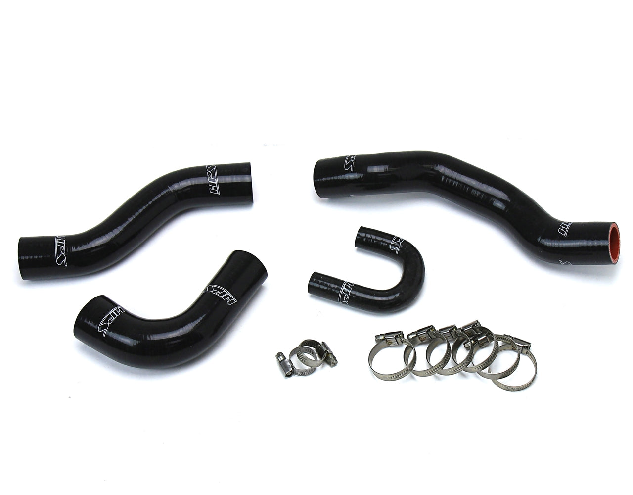 HPS Performance High Temp 3-ply Reinforced SiliconeReplace OEM Rubber Radiator Coolant Hoses 57-1477-BLK