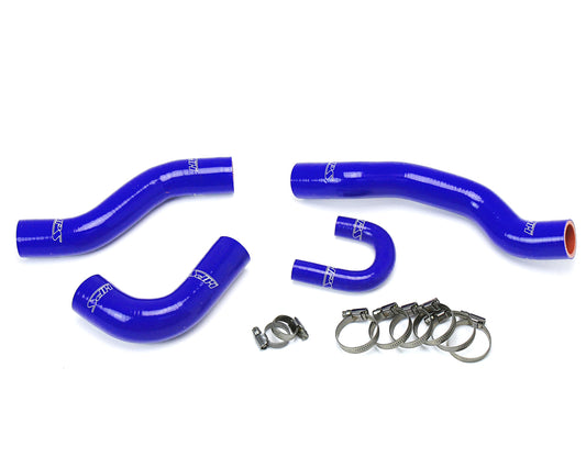 HPS Performance High Temp 3-ply Reinforced SiliconeReplace OEM Rubber Radiator Coolant Hoses 57-1477-BLUE