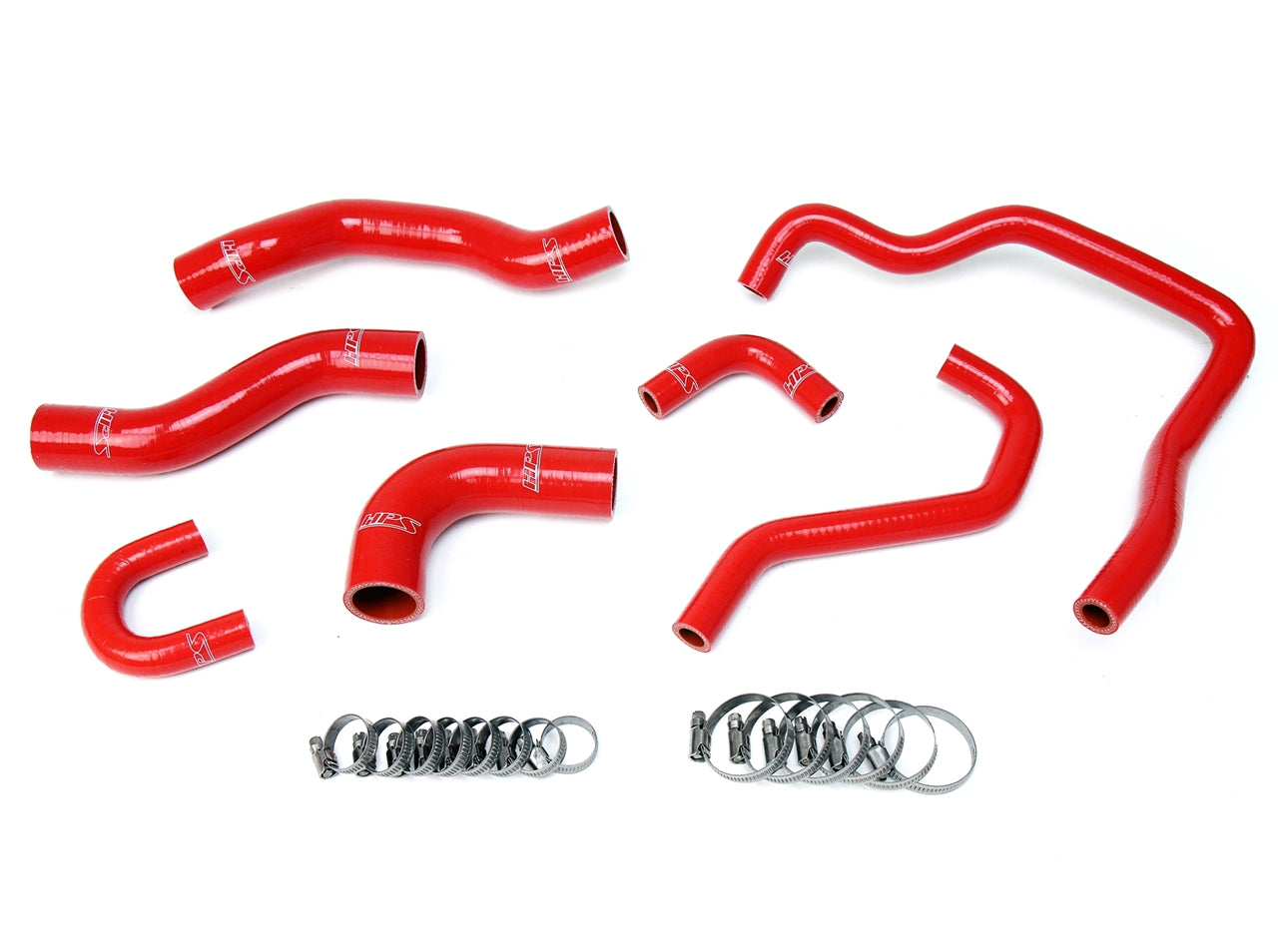 HPS Performance High Temp 3-ply Reinforced SiliconeReplace Rubber Radiator Heater Coolant Hoses 57-1478-RED