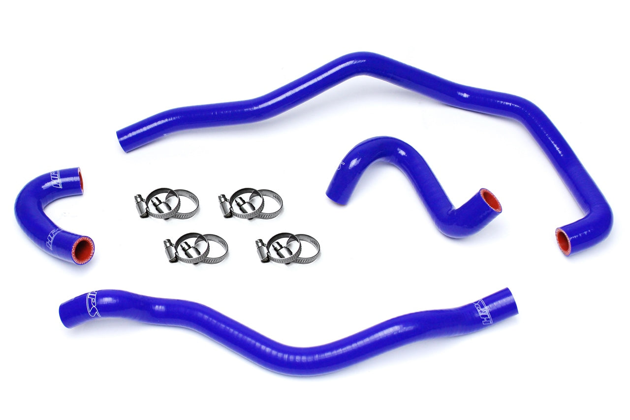 HPS Performance High Temp 3-ply Reinforced SiliconeReplace OEM Rubber Heater Coolant Hoses 57-1487-BLUE