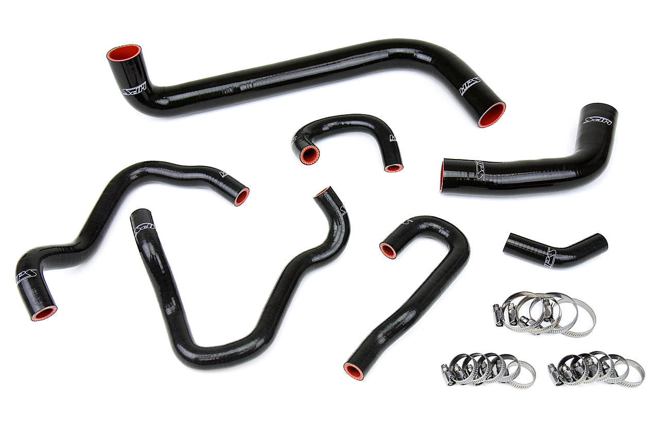 HPS Performance High Temp 3-ply Reinforced SiliconeReplace Rubber Radiator Heater Coolant Hoses 57-1490-BLK