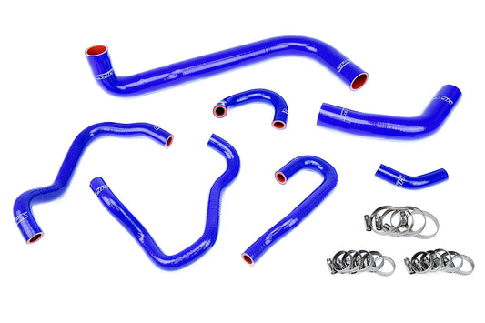 HPS Performance High Temp 3-ply Reinforced SiliconeReplace Rubber Radiator Heater Coolant Hoses 57-1490-BLUE