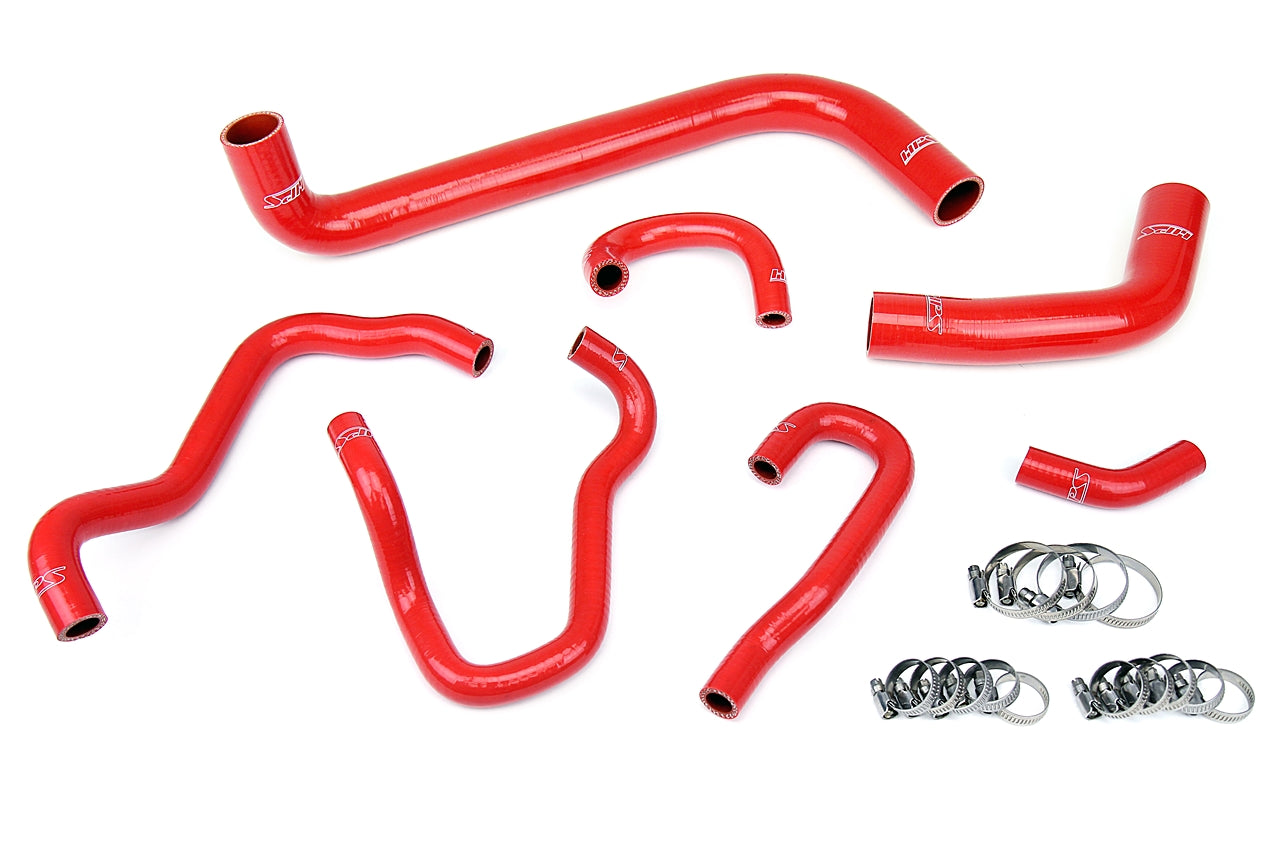 HPS Performance High Temp 3-ply Reinforced SiliconeReplace Rubber Radiator Heater Coolant Hoses 57-1490-RED