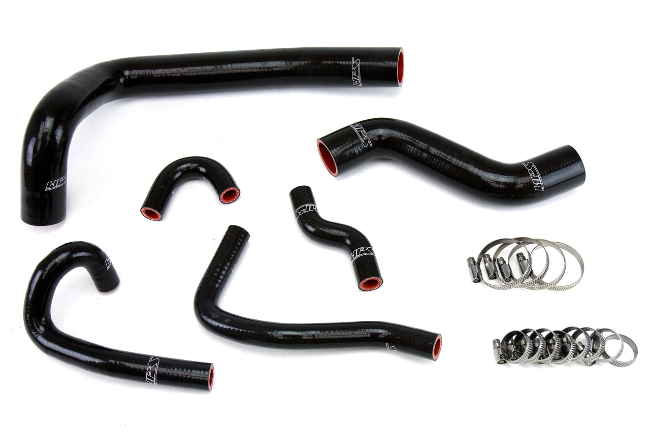 HPS Performance High Temp 3-ply Reinforced SiliconeReplace Rubber Radiator Heater Coolant Hoses 57-1491-BLK