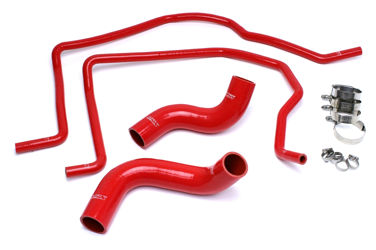 HPS Performance High Temp 3-ply Reinforced SiliconeReplace Rubber Radiator Heater Coolant Hoses 57-1498-RED
