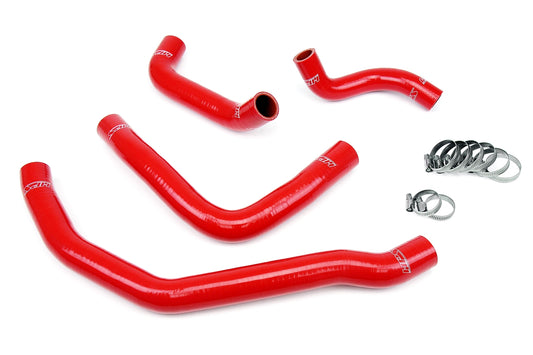 HPS Performance High Temp 3-ply Reinforced SiliconeReplace OEM Rubber Radiator Coolant Hoses 57-1500-RED
