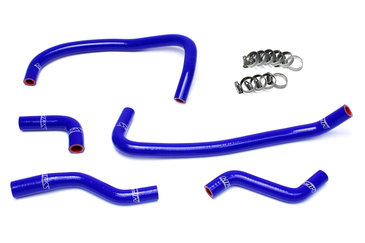 HPS Performance High Temp 3-ply Reinforced SiliconeReplace OEM Rubber Heater Coolant Hoses 57-1503H-BLUE