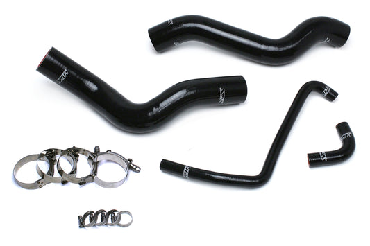 HPS Performance High Temp 3-ply Reinforced SiliconeReplace OEM Rubber Radiator Coolant Hoses 57-1503R-BLK