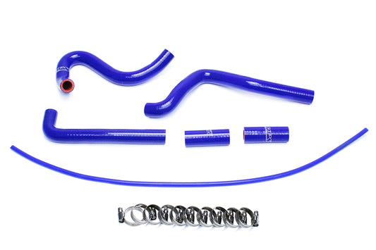 HPS Performance High Temp 3-ply Reinforced SiliconeReplace OEM Rubber Radiator Coolant Hoses 57-1505-BLUE