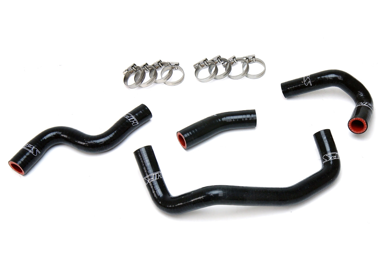 HPS Performance High Temp 3-ply Reinforced SiliconeReplace OEM Rubber Heater Coolant Hoses 57-1508-BLK