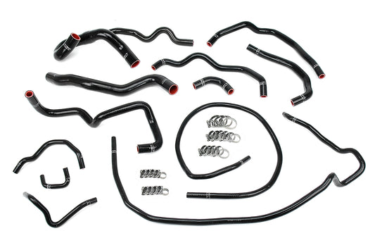 HPS Performance High Temp 3-ply Reinforced SiliconeReplace Rubber Radiator Heater Coolant Hoses 57-1512-BLK