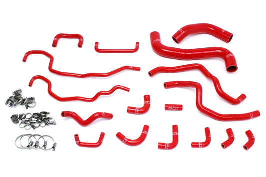 HPS Performance High Temp 3-ply Reinforced SiliconeReplace Rubber Radiator Heater Coolant Hoses 57-1516-RED