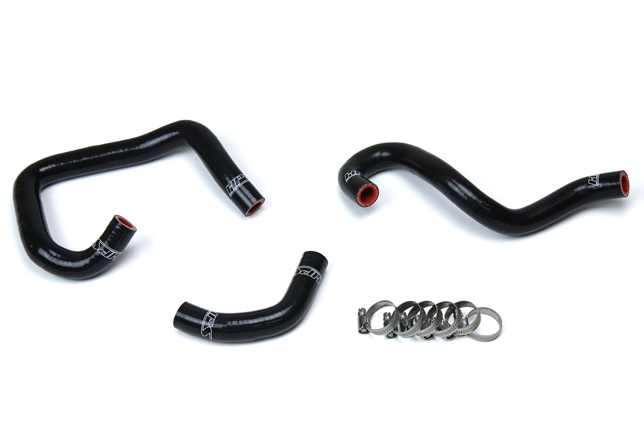 HPS Performance High Temp 3-ply Reinforced SiliconeReplace OEM Rubber Heater Coolant Hoses 57-1521-BLK