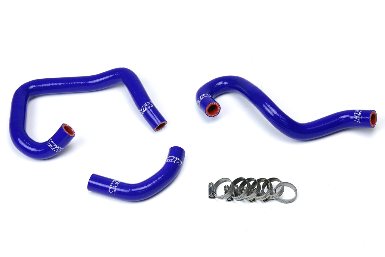HPS Performance High Temp 3-ply Reinforced SiliconeReplace OEM Rubber Heater Coolant Hoses 57-1521-BLUE