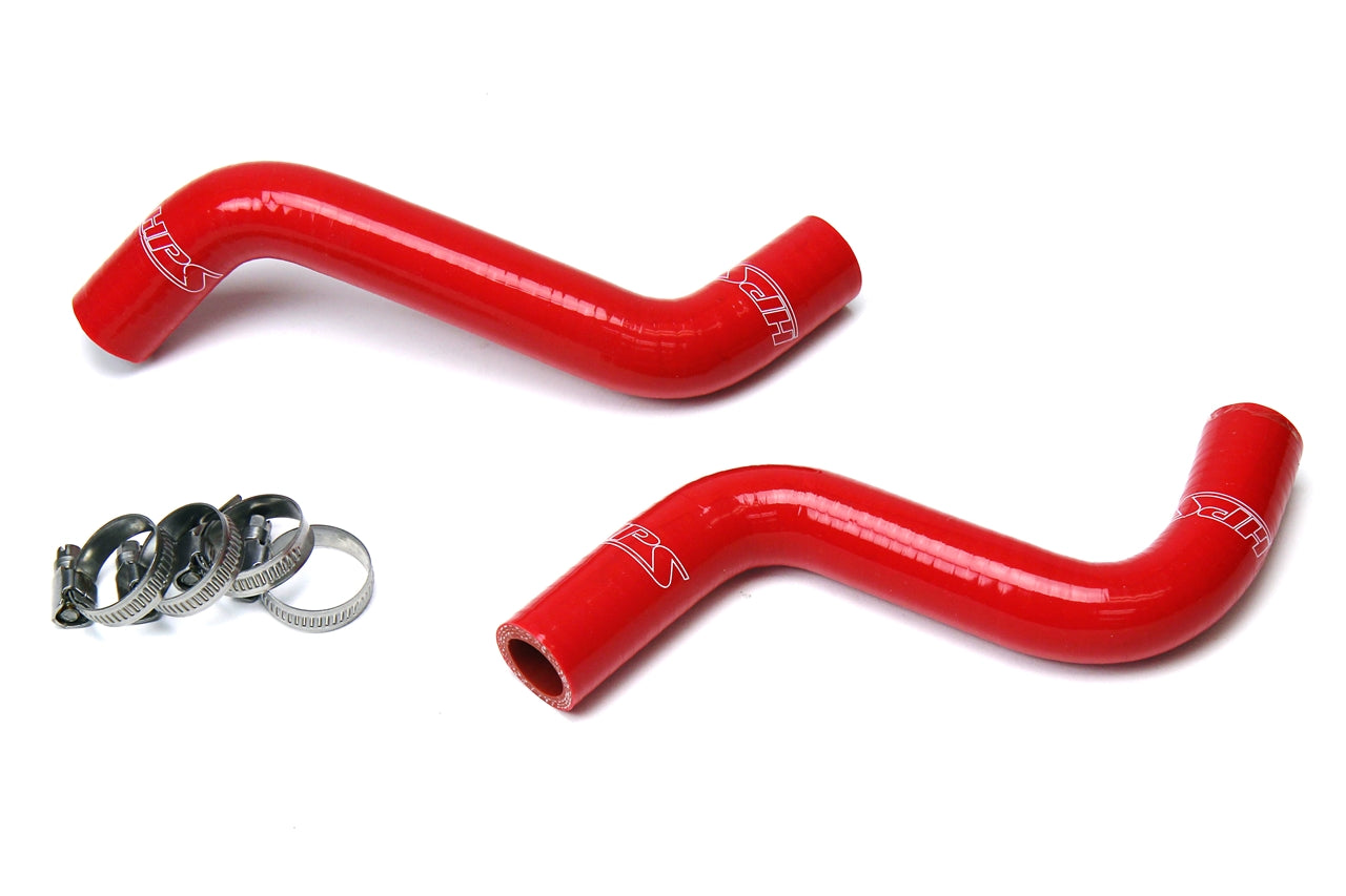 HPS Performance High Temp 3-ply Reinforced SiliconeReplace OEM Rubber Radiator Coolant Hoses 57-1524-RED