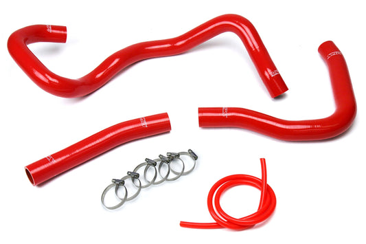 HPS Performance High Temp 3-ply Reinforced SiliconeReplace OEM Rubber Radiator Coolant Hoses 57-1530-RED