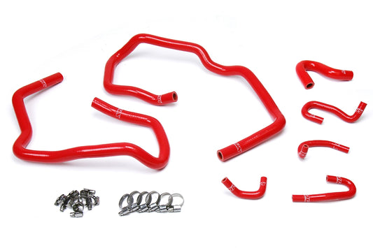HPS Performance High Temp 3-ply Reinforced SiliconeReplace OEM Rubber Heater Coolant Hoses 57-1547-RED