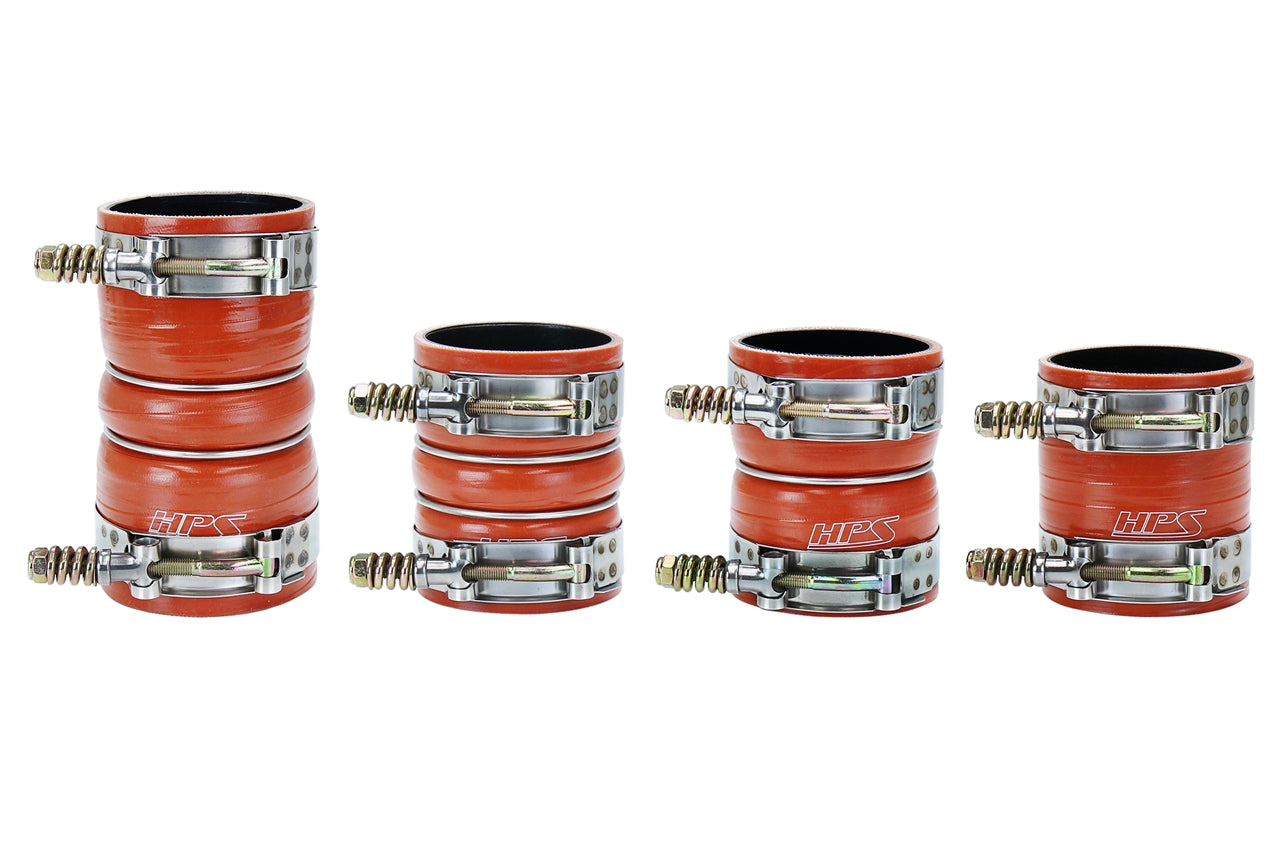 HPS Performance High Temp 4-ply Reinforced SiliconeReplace OEM Rubber Intercooler Turbo Boots 57-1571