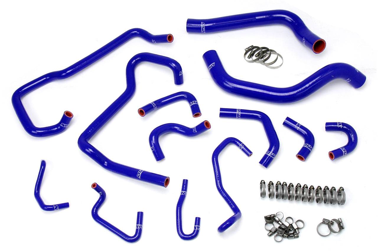 HPS Performance High Temp 3-ply Reinforced SiliconeReplace Rubber Radiator Heater Coolant Hoses 57-1581-BLUE