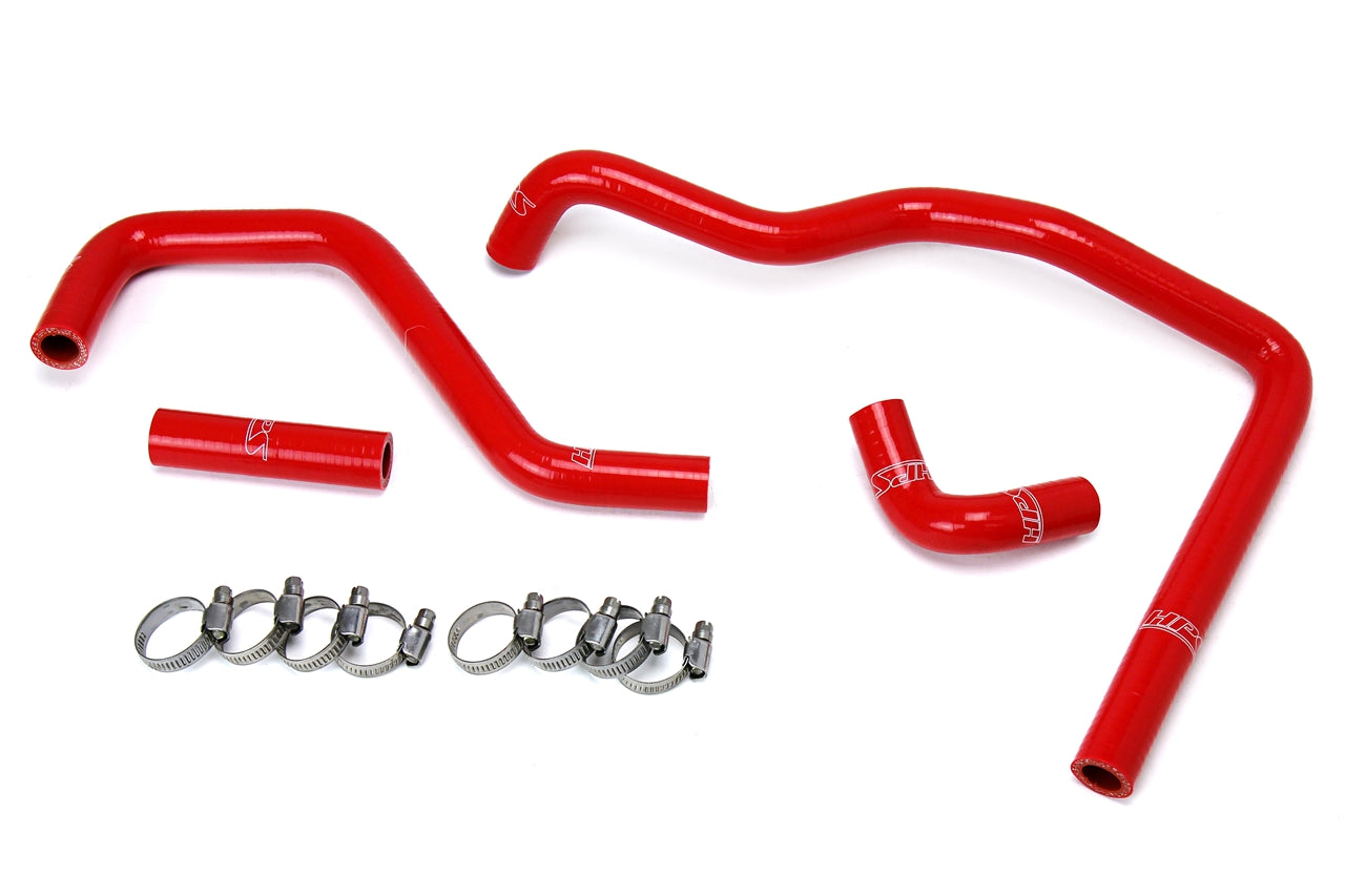 HPS Performance High Temp 3-ply Reinforced SiliconeReplace OEM Rubber Heater Coolant Hoses 57-1587-RED