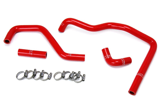 HPS Performance High Temp 3-ply Reinforced SiliconeReplace OEM Rubber Heater Coolant Hoses 57-1587-RED