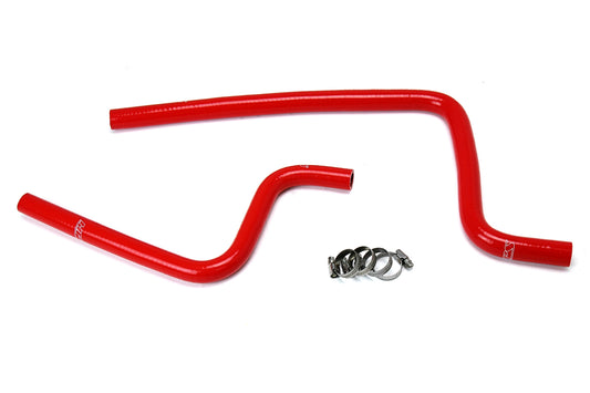 HPS Performance High Temp 3-ply Reinforced SiliconeReplace OEM Rubber Heater Coolant Hoses 57-1590-RED