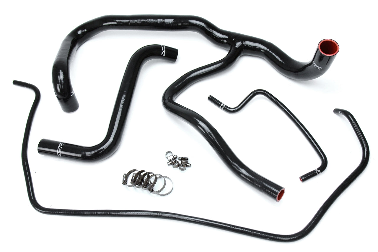 HPS Performance High Temp 3-ply Reinforced SiliconeReplace OEM Rubber Radiator Coolant Hoses 57-1594R-BLK