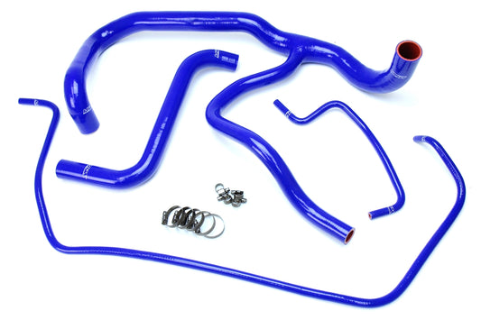 HPS Performance High Temp 3-ply Reinforced SiliconeReplace OEM Rubber Radiator Coolant Hoses 57-1594R-BLUE