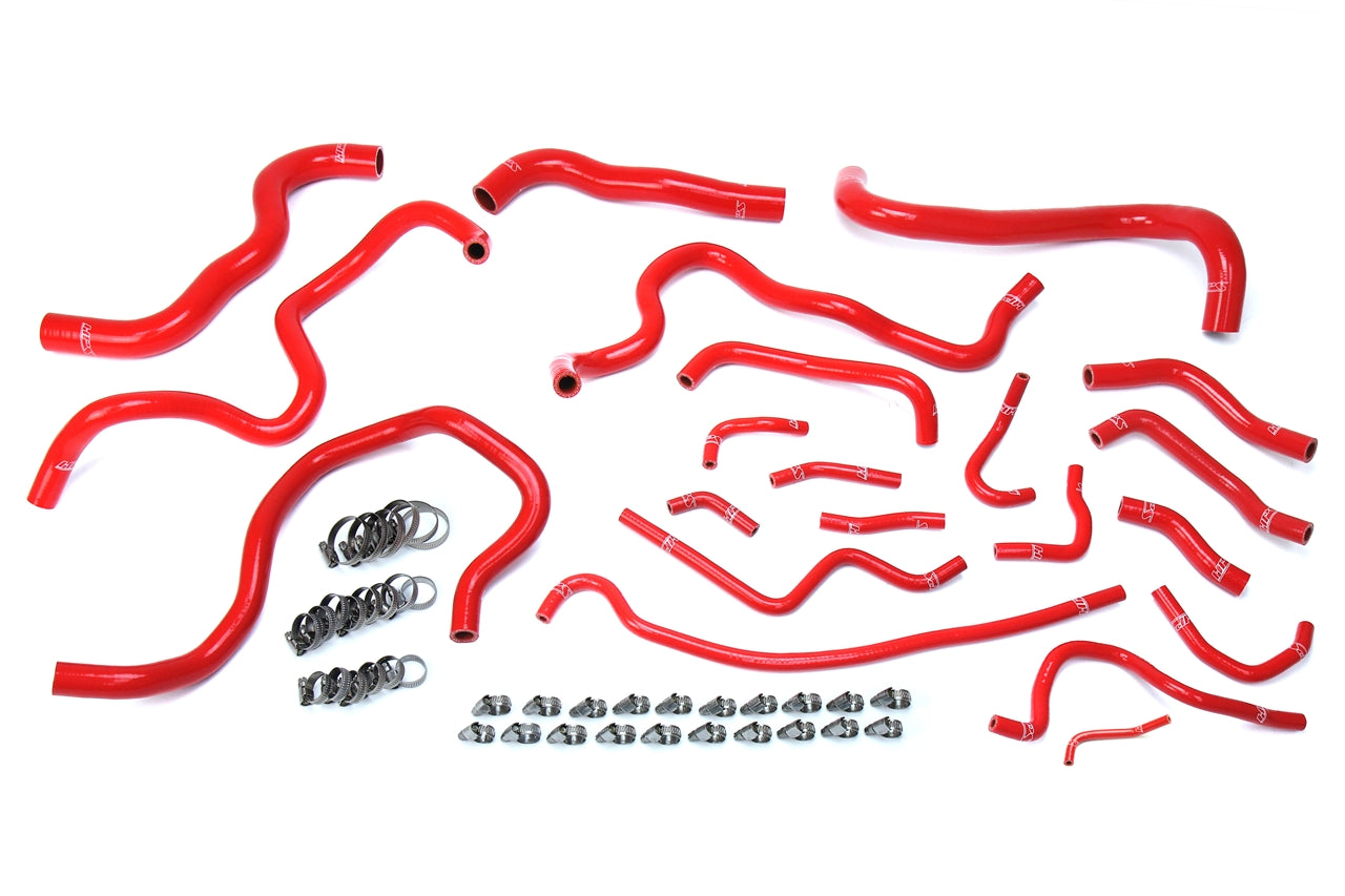 HPS Performance High Temp 3-ply Reinforced SiliconeReplace Rubber Radiator Heater Coolant Hoses 57-1608-RED