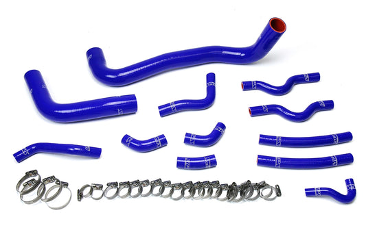 HPS Performance 3-ply Reinforced Silicone Replaces Rubber Radiator And Heater Hoses 57-1610-BLUE