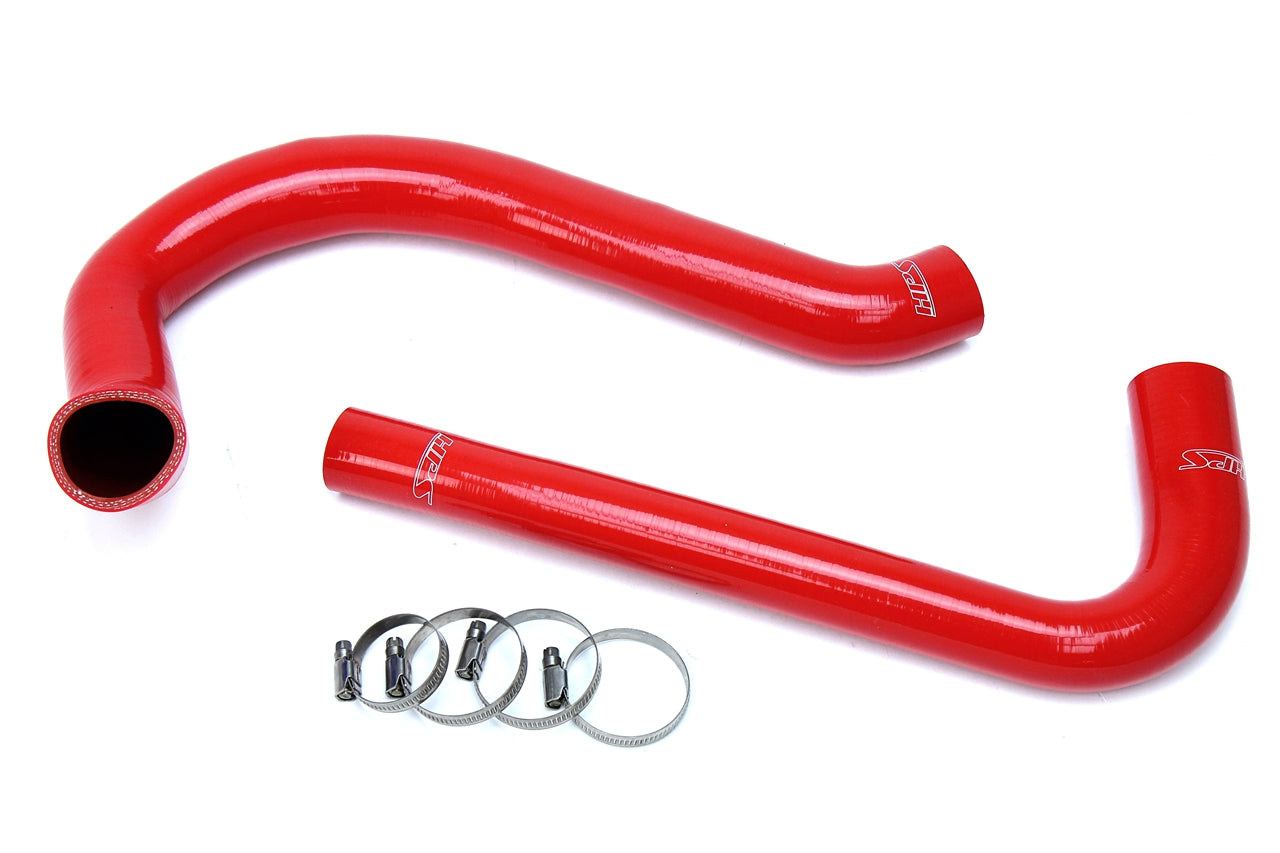 HPS Performance High Temp 3-ply Reinforced SiliconeReplace OEM Rubber Radiator Coolant Hoses 57-1627-RED