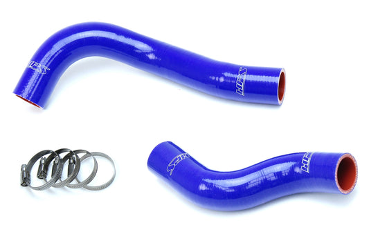 HPS Performance High Temp 3-ply Reinforced SiliconeReplace OEM Rubber Radiator Coolant Hoses 57-1632-BLUE