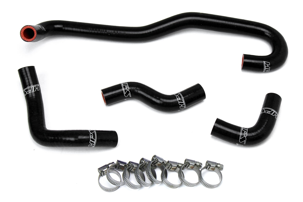 HPS Performance High Temp 3-ply Reinforced SiliconeReplace OEM Rubber Heater Coolant Hoses 57-1655-BLK