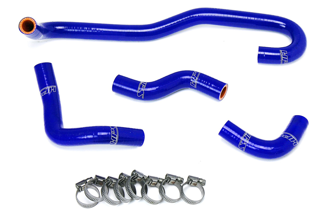 HPS Performance High Temp 3-ply Reinforced SiliconeReplace OEM Rubber Heater Coolant Hoses 57-1655-BLUE